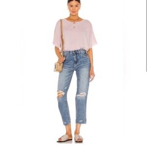 PISTOLA Presley 90’s Roller Relaxed Jeans Revolve NEW Size 25 Los Feliz Wash